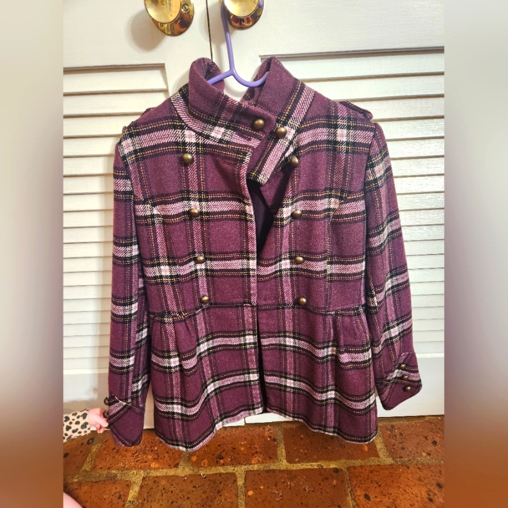Plaid coat